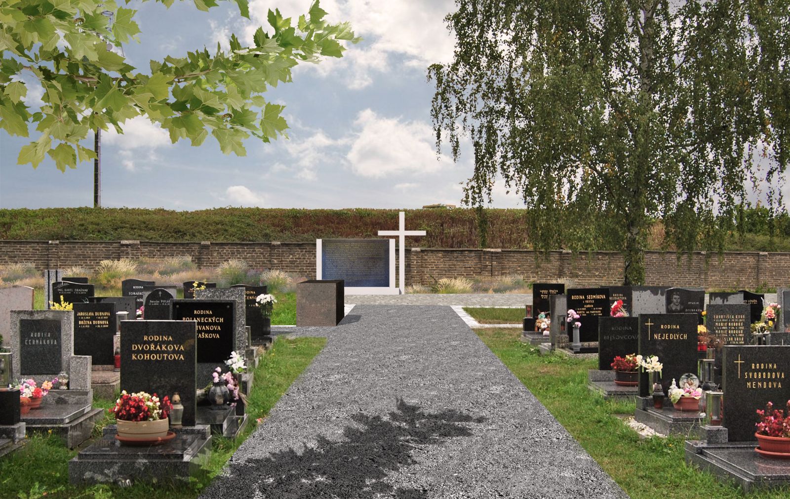 projekt Obnova Jesenického hřbitova